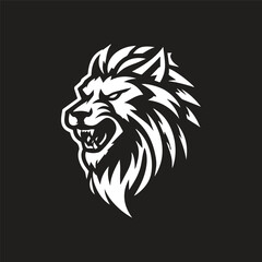lion head vector