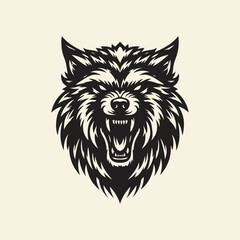 wolf head mascot