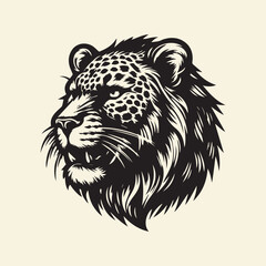 lion head vector