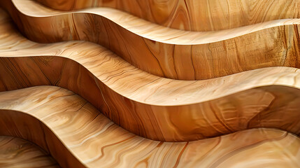 wood abstract wave background