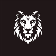 lion head vector illustration