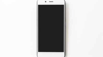 Smartphone isolated on a white background