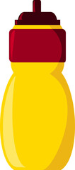 Yellow bottle illustration
