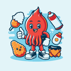 cute cartoon funny vector