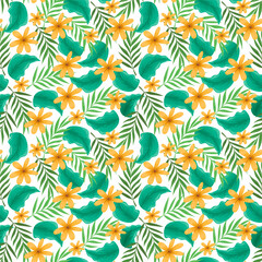 seamless pattern with flowers