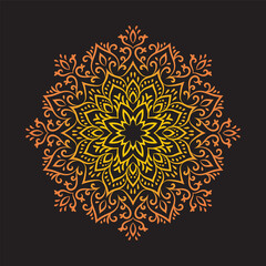 mandala art for template,Flower Mandala,Vintage decorative elements,Oriental pattern,vector illustration,logo vintage,vintage book cover,Ethnic mandala,traditional Vector.