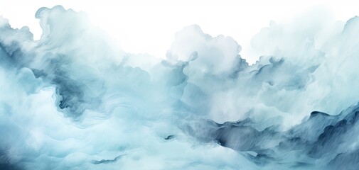 Watercolor isolated on a white background