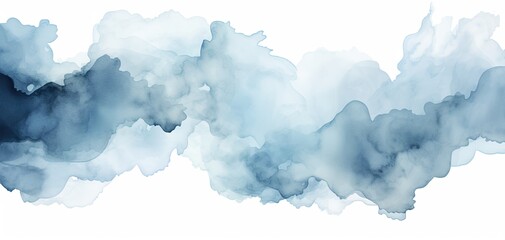 Watercolor isolated on a white background