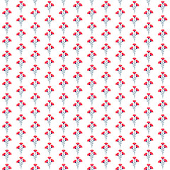 seamless pattern with hearts