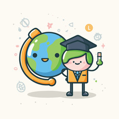 character of a man with a save the planet