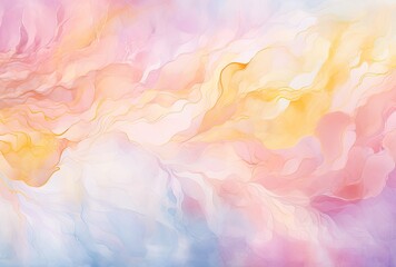 Watercolor background with some colorful splashes on it