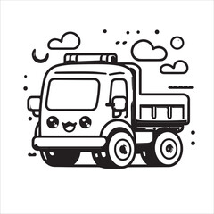 truck icon vector illustration