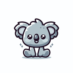 cartoon koala vector