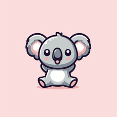 cute cartoon vector koala