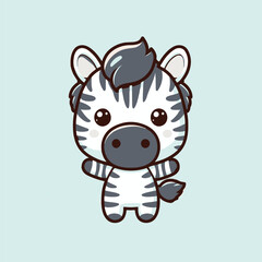 cartoon zebra cute