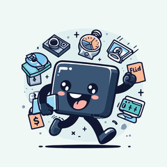 illustration of a black friday