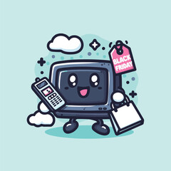 illustration of a black friday