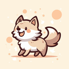 cute kids cat cartoon vector illustration