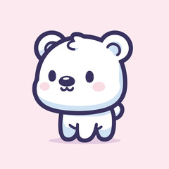 cartoon polar bear