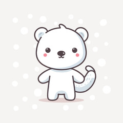 polar bear cute cartoon