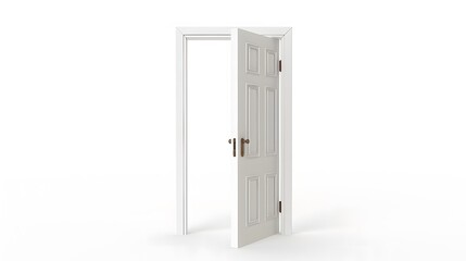 white Wooden Door