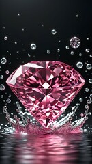 Pink crystal