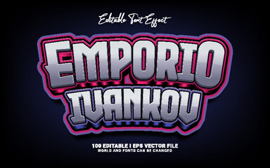 emporio invakov gaming text effect