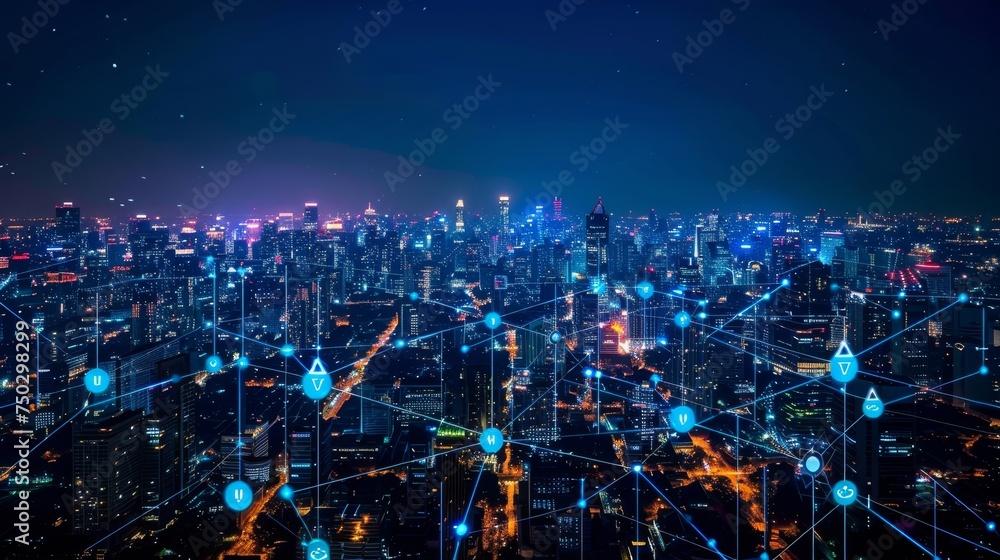 Poster essence of 5g network infrastructure, emphasizing its transformative impact on connectivity