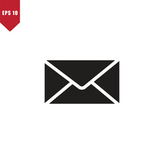 Envelope icon vector logo design template