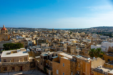 City of Victoria on Gozo Island - Malta