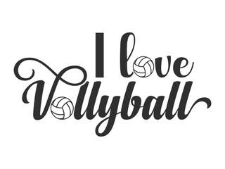 Volleyball Typography Design, Volleyball Lettering Design, Volleyball Passion Typography Art, Volleyball Typeface Logo, Sports Elegance Volleyball, Typography Badge, Typography Design, illustration