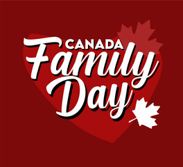 happy celebrate canada family day