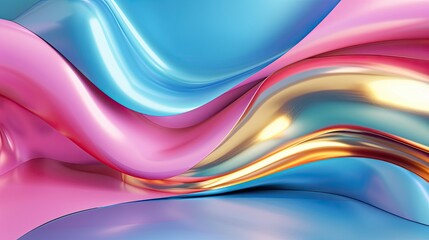 Fototapeta premium modern abstract wavy 3d background and wallpaper