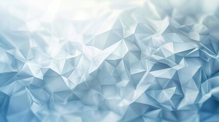 abstract light silver Polygonal background.