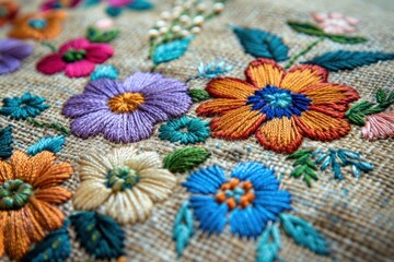 Fototapeta na wymiar Vintage Embroidery