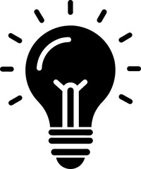 Lightbulb, idea icon