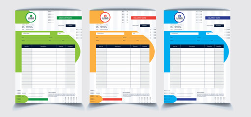 Delivery Notepad Design 
