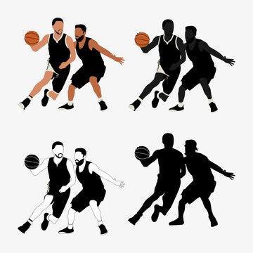 Basket Player Vector Image And Illustration