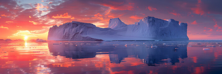 Antarctica natural scenery with icebergs,
Close-Up of Floating Iceberg in Greenland


