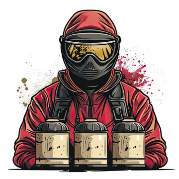 Paintball Sport, Isolated Transparent Background Images