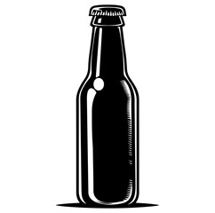 glass beer bottle icon shape symbol