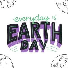 World earth day concept