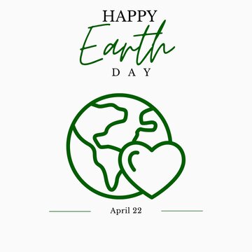 World Earth day concept.Happy Earth Day!