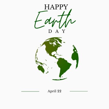 World Earth day concept.Happy Earth Day!