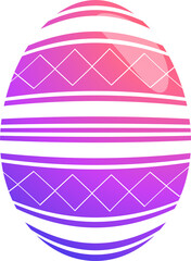 The Easter egg for Holiday or religion concept.