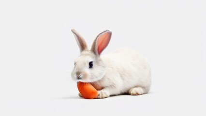 Obraz premium white rabbit