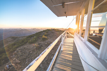 Evening At Fire Lookout