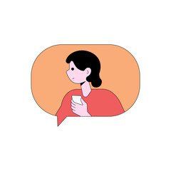 Video conference. Colleagues taking part in video conference in home. Virtual work meeting. Software for online communication. Vector illustration