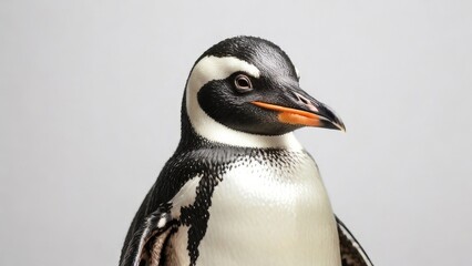 Naklejka premium penguin on the beach