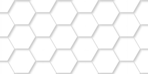 	
Vector seamless 3d abstract creative white hexagons backdrop background. modern background with hexagons. Hexagonal white hexagons honeycomb wallpaper with copy space for web cell honeycomb texture.